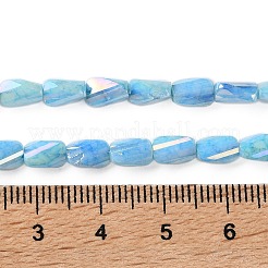 Ombre Effect Dyed Glass Beads Strands&nbsp;GLAA-I059-01C