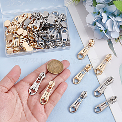 40Pcs 2 Colors Alloy Zipper Puller&nbsp;FIND-WR0012-87