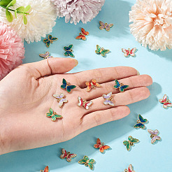 25Pcs 5 Colors Alloy Pendants&nbsp;ENAM-TA0003-80