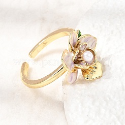 Barss Enamel Cuff Open Rings for Women&nbsp;KK-CBA1C83-01A-G
