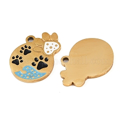 304 Stainless Steel Enamel Pendants&nbsp;STAS-C137-01A-G