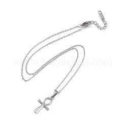Non-Tarnish 304 Stainless Steel Cable Chain Necklaces&nbsp;NJEW-G081-07P