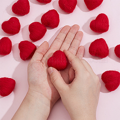 Heart Handmade Wool Felt Ornament Accessories&nbsp;DIY-CY0003-12A