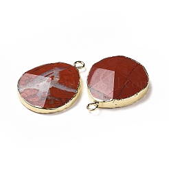 Natural Red Jasper Pendants&nbsp;G-I207-14P-G