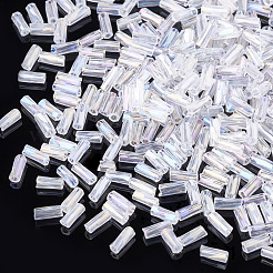 Glass Twist Bugle Beads&nbsp;SEED-S018-04A