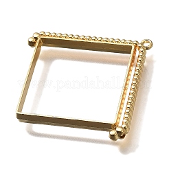 Alloy Open Back Bezel Pendants&nbsp;PALLOY-I223-08LG