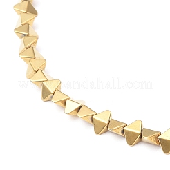 Electroplate Synthetic Non-magnetic Hematite Beads Strands&nbsp;G-F740-03A