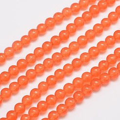 Natural & Dyed Malaysia Jade Bead Strands&nbsp;G-A146-6mm-A07