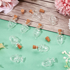 10Pcs Clear Glass Wishing Bottles&nbsp;AJEW-TA0002-85C