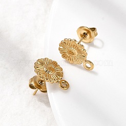 304 Stainless Steel Stud Earring Findings&nbsp;STAS-K306-74G