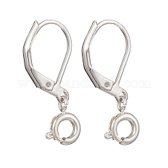 Brass Leverback Earring Findings&nbsp;EJEW-JE06573-02