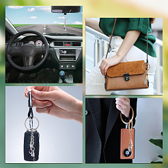 DIY Letter Charm Keychain Making Kits&nbsp;DIY-AR0002-16