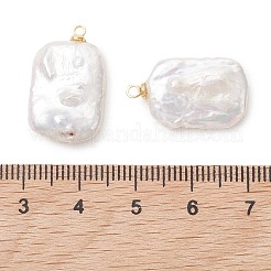 Natural Baroque Keshi Pearl Pendants&nbsp;PALLOY-JF05197