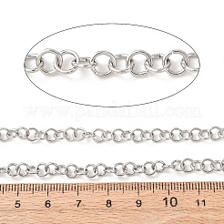 304 Stainless Steel Rolo Chains&nbsp;CHS-G049-02P-02