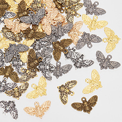60Pcs 6 Colors Alloy Pendant&nbsp;FIND-GO0001-19