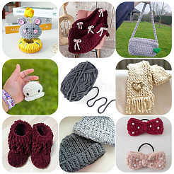 1 Skein Soft Crocheting Yarn&nbsp;WCOR-TADJ0001-01D