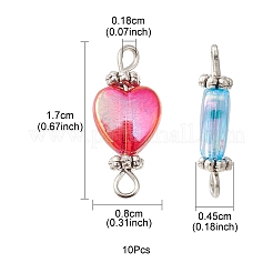 Transparent Acrylic Connector Charms&nbsp;PALLOY-YW0001-53