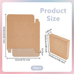Kraft Paper Box&nbsp;CON-WH0099-40B