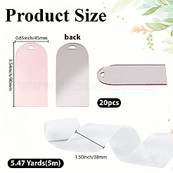 20Pcs Acrylic Wedding Seat Label&nbsp;AJEW-BM0001-24B