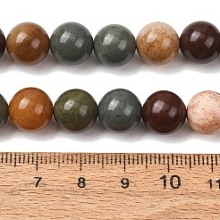 Natural Gobi Agate Mongolia Colorful Jade Beads Strands&nbsp;GG-CBA3173-A01-10mm