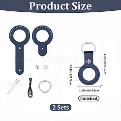 Cowhide Purse Suspension Clasps Kits&nbsp;PURS-WH20005-06G