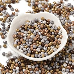 6/0 Opaque Baking Paint Glass Seed Beads&nbsp;X1-SEED-M012-02A-25