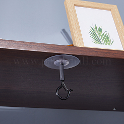 3 Pairs PVC & Iron Ceiling Hooks&nbsp;AJEW-GF0012-97B