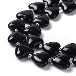 Natural Obsidian Beads Strands&nbsp;G-E614-A18-01