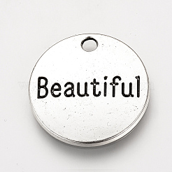 Tibetan Style Alloy Pendants&nbsp;LS-TIBEP-Q078-16AS-RS