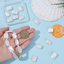 1 Strand Natural Baroque Pearl Keshi Pearl Beads Strands&nbsp;PEAR-SC0001-48