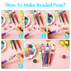Plastic Beadable Pens&nbsp;BT-TAC0003-08L