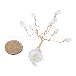 Glass Tree Suncatchers Display Decorations&nbsp;AJEW-JD00024