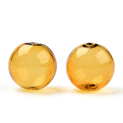 Transparent Blow High Borosilicate Glass Globe Beads&nbsp;X-GLAA-T003-09C