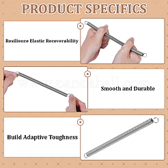 14Pcs 304 Stainless Steel Extension Spring with Dual Hook&nbsp;FIND-ME0003-32