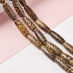 Tibetan Style dZi Beads Strands&nbsp;G-A024-01R