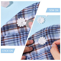 500Pcs 5 Styles Cloth Flower Ornament Accessories&nbsp;DIY-CA0007-99