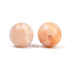 Two Tone Opaque Acrylic Imitation Gemstone Beads&nbsp;OACR-T033-05B