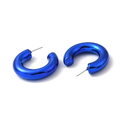 Ring Acrylic Stud Earrings&nbsp;EJEW-P251-07