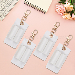 4Pcs Rectangle PU Leather Pendant Decorations&nbsp;HJEW-GF0001-78B
