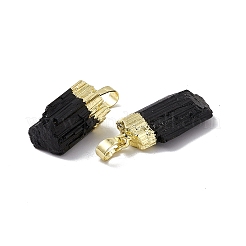 Natural Black Tourmaline Pendants&nbsp;G-G977-02G