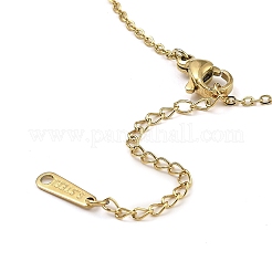 Heart Glass Pendant Necklaces&nbsp;NJEW-E105-08KCG