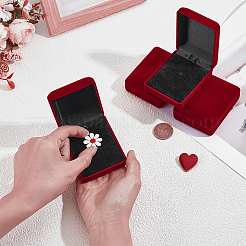 Velvet Brooches Package Boxes&nbsp;CON-WH0086-234A