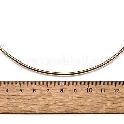 Casual Style 304 Stainless Steel Snake Chain Choker Necklaces&nbsp;STAS-O037-05G