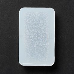 Imitation Embedded Rhinestone Rectangle Pendant Silicone Molds&nbsp;DIY-I090-11