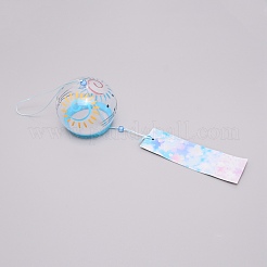 Japanese Round Painting Glass Wind Chimes&nbsp;CF-TAC0001-03D