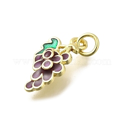 Brass Enamel Pendants&nbsp;KK-Q066-21G