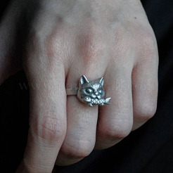 Alloy Cuff Open Rings for Couple&nbsp;WG48813-01