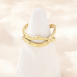 304 Stainless Steel Cuff Rings&nbsp;RJEW-D332-11G