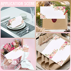 1 Bag Paper Blank Place Cards&nbsp;AJEW-CN0004-26A