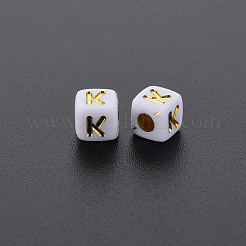 Opaque White Acrylic Beads&nbsp;X-MACR-Q242-010K